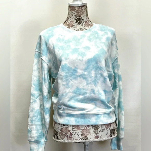 RAILS Light blue and white RAMONA  cloud print sweatshirt size S. - Picture 3 of 14